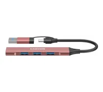 HUB USB Canyon CANYON HUB DS-02 USB-A/C | 5291485017422 | 5291485017422