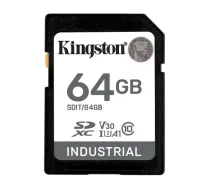 Karta Kingston Industrial MicroSDXC 64 GB Class 10 UHS-I/U3 A1 V30 (SDCIT2/64GB) | SDCIT2/64GB | 0740617321043