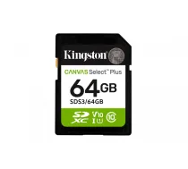 Karta Kingston Canvas Select Plus SDXC 64 GB Class 10 UHS-I/U1 V10 (SDS3/64GB) | SDS3/64GB | 740617348255