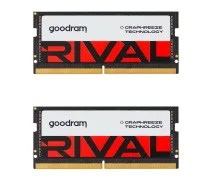 GOODRAM Memory DDR5 Rival SODIMM 64GB(2*32GB)/5600 CL40 | GGEES5-56L40/64GDC | 5908267913802 | SBGOD506456RV20