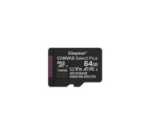 Kingston microSD memory card 64GB Canvas Select+ G3 100MB/s | SDCS3/64GBSP | 740617348439 | SFKINMDG64CSP32