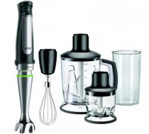 Braun MultiQuick 7 MQ 7045X 1.25 L Immersion blender 1000 W Black, Stainless steel | MQ 7045X | 8021098774637