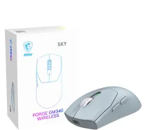 MSI Forge GM340 WIRELESS Sky (FORGE GM340 W SKY) | FORGE GM340 W SKY/600153117 | 4711377425506