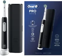 Oral-B Pro Series 1 Cross Action + Etui Black | Pro1 Black/13124716 | 8001090914170