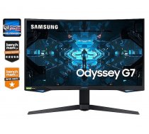 Samsung Odyssey G7 68.3 cm (26.9") 2560 x 1440 pixels Quad HD LCD Black | LC27G75TQSRXEN  | 8806092001992