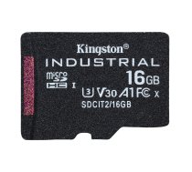 Karta Kingston Industrial MicroSDHC 16 GB Class 10 UHS-I/U3 A1 V30 (SDCIT2/16GBSP) | SDCIT2/16GBSP | 740617321098