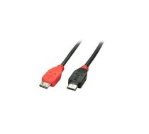 Kabel USB Lindy microUSB - microUSB 1 m  (31759) | 31759  | 4002888317597