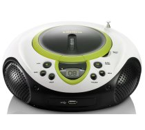 Portable FM radio CD and USB player Lenco, green | SCD38USBG | 8711902025672 | 85279100
