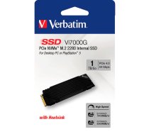 Dysk SSD Verbatim Vi7000 1TB M.2 2280 PCI-E x4 Gen4 NVMe (49367) | 49367 | 023942493679