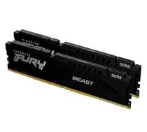 Kingston Technology FURY Beast 64GB 6000MT/s DDR5 CL40 DIMM (Kit of 2) Black XMP | KF560C40BBK2-64  | 740617331684