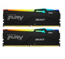 Pamięć Kingston Fury Beast RGB, DDR5, 32 GB, 5600MHz, CL36 (KF556C36BBEAK2-32) | KF556C36BBEAK2-32  | 740617330779