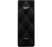 Silicon Power flash drive 64GB Blaze B20 USB 3.2, black | SP064GBUF3B20V1K | 4712702629200 | 32683