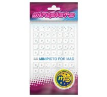Minipicto keyboard sticker EST/RUS KB-MAC-EE-RU-WHT, white/grey/blue | KB-MAC-EE-RUKB | 4741303000378 | 31315
