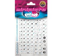 Minipicto keyboard sticker EST/RUS KB-UNI-EE02-WHT-BLUE, white/black/blue | KB-UNI-EE02-WHT-BLUE | 4741303004611 | 30449