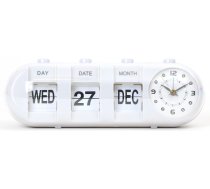 Platinet alarm clock January, white (43627) | 43627 | 5907595436274 | 73183