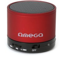 Omega wireless speaker Bluetooth V3.0 Alu 3in1 OG47R, red (42646) | 42646 | 5907595426466 | 100102