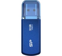 Silicon Power flash drive 32GB Helios 202, blue | SP032GBUF3202V1B | 4713436130178 | 276635