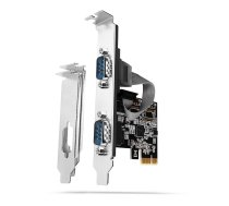NET CARD PCIE 2PORT 250KBPS/SP&LP PCEA-S2N AXAGON | PCEA-S2N | 8595247905406
