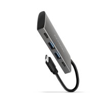 AXAGON HMC-4G2 2x USB-A + 2x USB-C, USB-C 3.2 Gen 2 10Gbps hub, 13cm USB-C cable | HMC-4G2