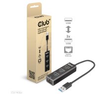 Club 3D Club3D Rozbočovač, USB-A 3.2 Gen13x USB 3.1, Gigabit Ethernet | CSV-1430a | 8719214472801