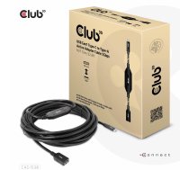 Kabel USB Club 3D USB-A - USB-C 10 m (CAC-1538) | CAC-1538 | 8719214472139