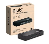 Club 3D Club3D HDMI Splitter 1 wejście -> 4 wyjścia 4K120Hz UHD retail | CSV-1385 | 8719214473198