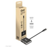 Club 3D Spliter Club3D CSV-1552 (MST hub USB3.2 Gen2 Type-C(DP™ Alt-Mode) to DisplayPort™ + HDMI™ 4K60Hz M/F) | CSV-1552 | 8719214471965