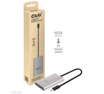 USB Club 3D Adap C3D Thunderbolt3 -> HDMI2.0 2Monitore 4K60Hz | CSV-1574 | 8719214470760