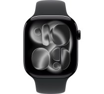 APPLE Watch Series 11 GPS 46mm Jet Black Alu Sport Band M/L Black MEUX4ET/A Viedpulkstenis | MEUX4ET/A | 195950462654 | 312694