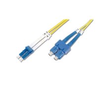 Digitus | Patch Cord | DK-2932-02 | Cable diameter 3 mm; Cable type: I-VH 2E9/125µ; Fiber diameter: 09/125µ; Connector 1/2: LC/SM | Yellow | DK-2932-02 | 4016032249641