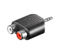 Goobay | RCA adapter. AUX jack 3.5 mm male to 2 stereo female | 11604 | 11604 | 4051366116047