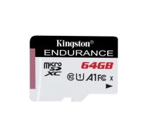 Kingston microSD card 64GB Endurance 95/30MB/s C10 A1 UHS-I | SDCE/64GB | 740617290226 | SFKINMDG64SDCE0