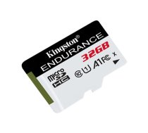 Karta Kingston Endurance MicroSDHC 32 GB Class 10 UHS-I/U1 A1 (SDCE/32GB) | SDCE/32GB | 740617290035
