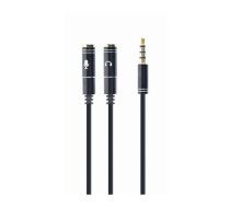 CABLE AUDIO 3.5MM 4-PIN TO/3.5MM S+MIC CCA-417M GEMBIRD | CCA-417M | 8716309100519
