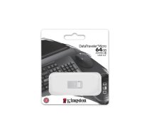 Kingston Pendrive Data Traveler Micro G2 64GB USB 3.2 Gen1 | DTMC3G2/64GB | 740617328066 | SGKIN3G64MC3G20