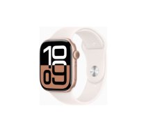 Apple Watch Series 10 | Smart watch | GPS (satellite) | Always-On Retina | Waterproof | Rose Gold | MWY63ET/A | 195949553806