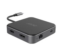 HUB USB Acer ACER 7 in 1 USB4 8K Multi Display hub HDMI + DP + 2xUSB3.2 + USB C + RJ45 + 3.5mm Audio Port | HP.DSCAB.013 | 4712842946397