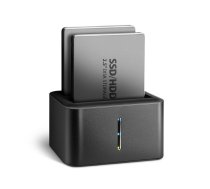 AXAGON ADSA-D25 USB 3.2 Gen 1 - 2x SATA 6G 2.5" SSD/HDD CLONE DUAL MINI dock | ADSA-D25 | 8595247906472