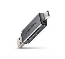 Axagon USB 3.2 Gen 1 Type-C + Type-A SD/microSD | CRE-DAC | 8595247907134