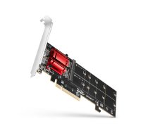 AXAGON Axagon PCEM2-ND PCIE 2X NVME M.2 CONTROLLERPCI-Express x8 internal controller for connecting two NVMe M.2 SSD disks to a computer. Supports main boards without PCIe Bifurcation. | PCEM2-ND | 8595247906717