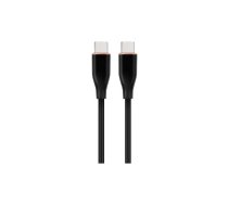 Cablexpert | Premium Silicon Type-C Power Delivery (PD) Charging and Data Cable, 1.5 m | CC-USB2S-CMCM-1.5M-BK | CC-USB2S-CMCM-1.5M-BK | 8716309132053