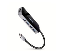 AXAGON Axagon Multi port USB 3.2 Gen 1 hub. HDMI, four USB-A outputs and Power Delivery. Kabel USB-C 20cm. | HMC-6H4A | 8595247907028
