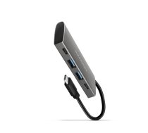 AXAGON Hub HMC-4G2 2x USB-A + 2x USB-C, USB-C 3.2 Gen 2 10Gbps, 13cm USB-C cable | HMC-4G2 | 8595247905437 | NUAXNUS4PHMC4G2