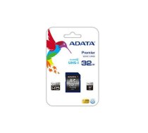 Karta ADATA Premier SDHC 32 GB Class 10 UHS-I/U1 (ASDH32GUICL10R) | ASDH32GUICL10-R | 4713435796702
