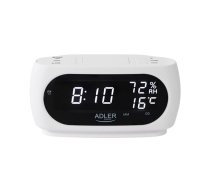 Adler AD 1186W alarm clock Digital alarm clock Black, White | AD 1186w | 5905575903150 | URPADLZGR0005