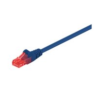 Goobay CAT 6, U/UTP | Patch cord | Blue | 68432 | 4040849684326