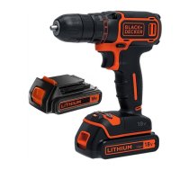 Black & Decker BDCDC18 drill 650 RPM Black, Orange | BDCDC18B-QW | 5035048645574