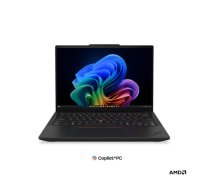 Lenovo ThinkPad T14 G7 AMD | Black | 14 " | IPS | WUXGA | 1920 x 1200 pixels | Anti-glare | AMD Ryzen AI 5 PRO | 440 | 16 GB | SODIMM DDR5 | Solid-state drive capacity 512 GB | AMD Radeon 840M Graphics | Windows 11 Pro | 802.11be | Bluetooth version | 21WV0026MX | 199276015563