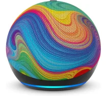 Amazon Echo Dot 5th Generation Kids Rainbow Swirl Design, B0FD46F2YK | B0FD46F2YK | 840414637900