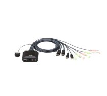 ATEN 2-Port USB DisPlayPort Cable KVM Switch | CS22DP-AT  | 4719264645525 | KVVATEPRZ0001